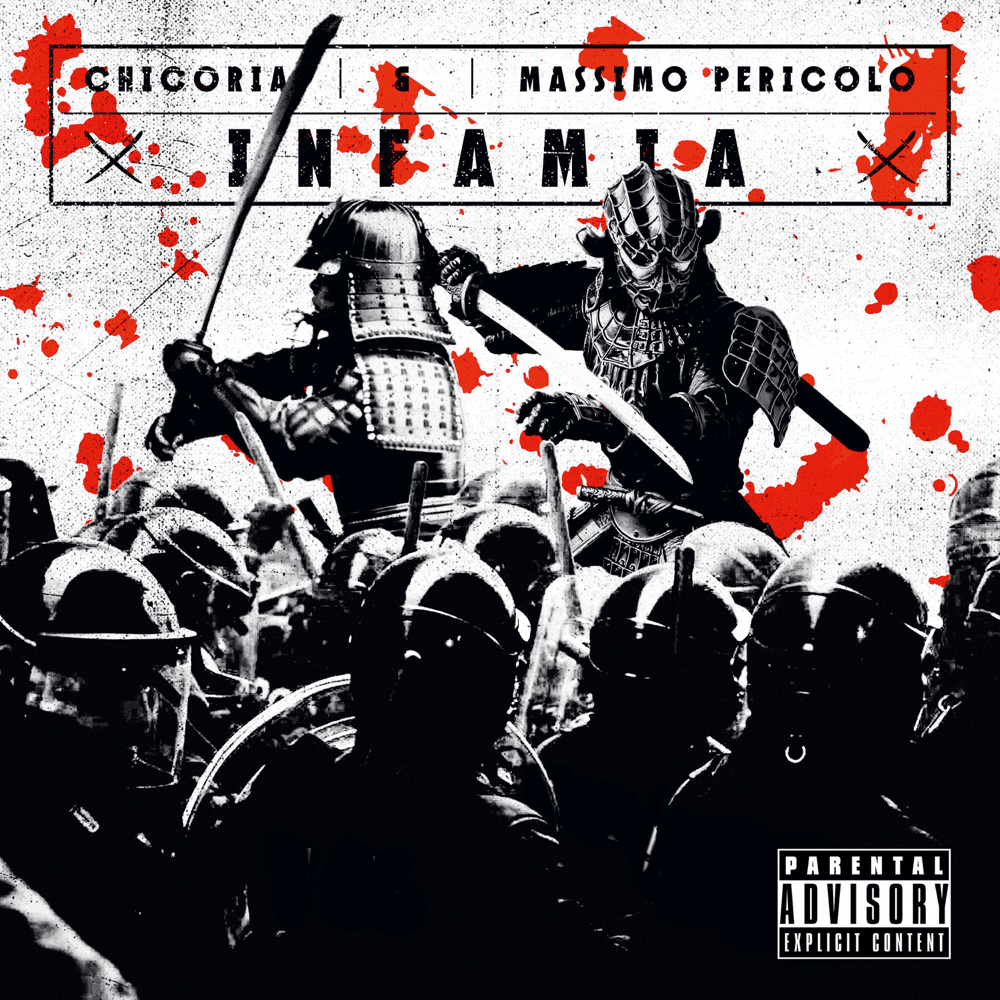 Cover della canzone 'Infamia' di Chicoria ft. Massimo Pericolo