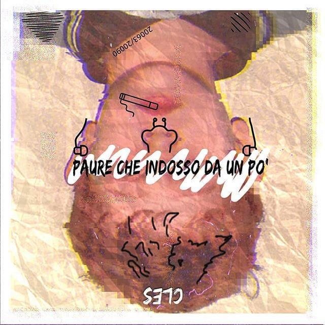 Cover dell'album 'Paure che indosso da un po’' di Cles