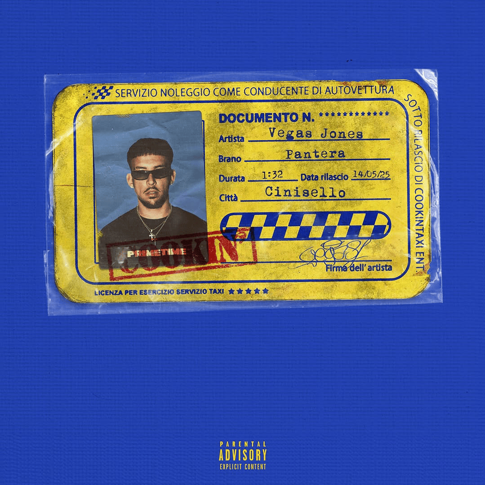 Cover della canzone 'Pantera' di COOKINTAXI ft. Vegas Jones