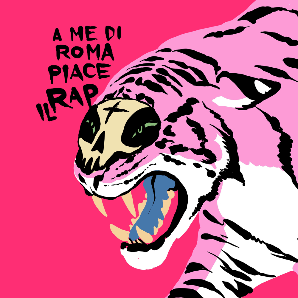 Cover della canzone 'A me di Roma piace il rap' di Cor Veleno, Tre Allegri Ragazzi Morti ft. Metal Carter