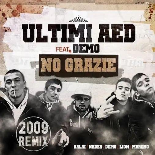 Cover dell'album 'No Grazie 2009Remix' di Demo & Ultimi AED