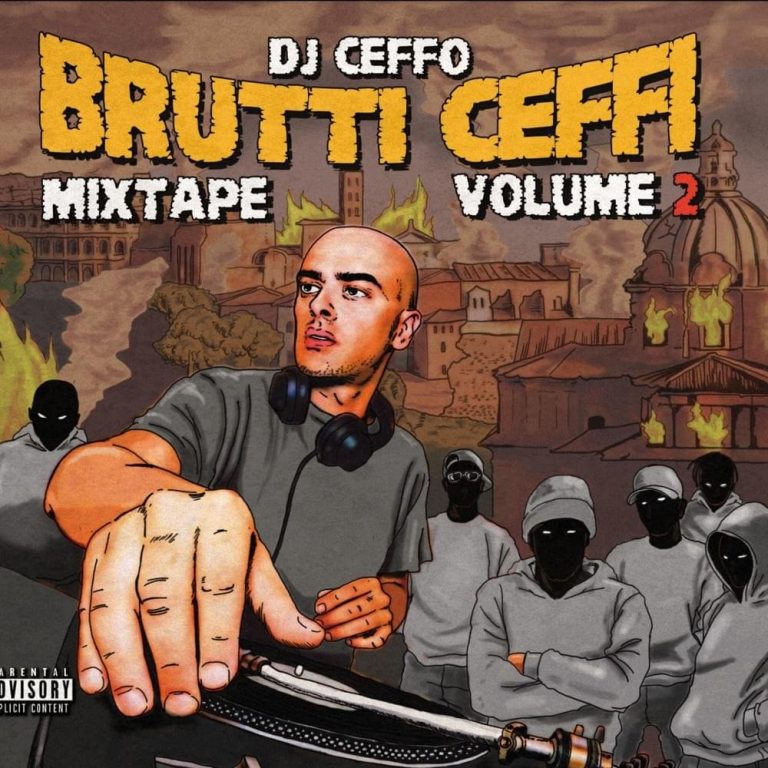 Cover dell'album 'Brutti Ceffi Mixtape Vol. 2' di DJ Ceffo