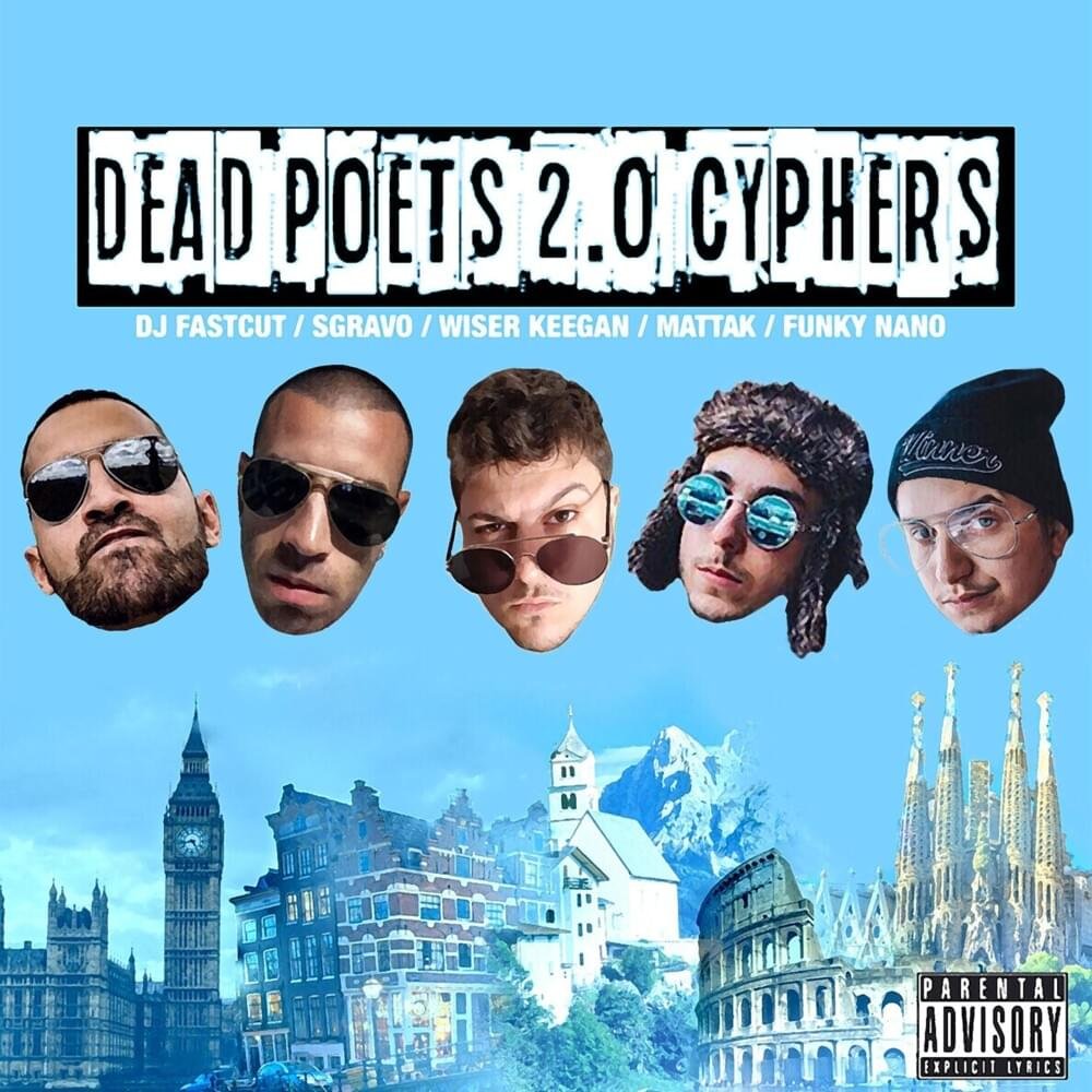 Cover dell'album 'Dead Poets 2.0 Cyphers' di DJ Fastcut