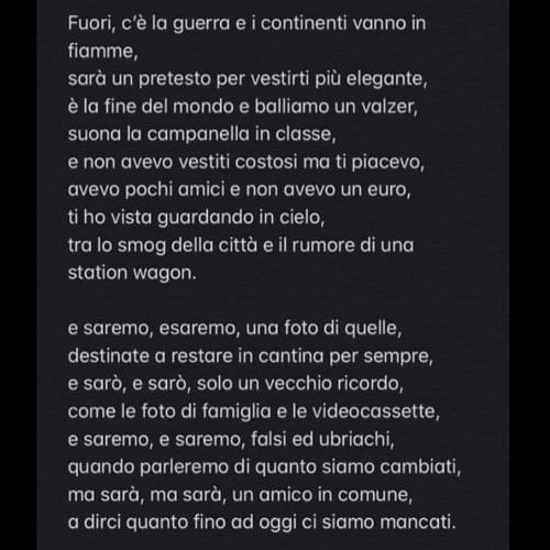 Cover della canzone 'Ci siamo mancati' di Drast