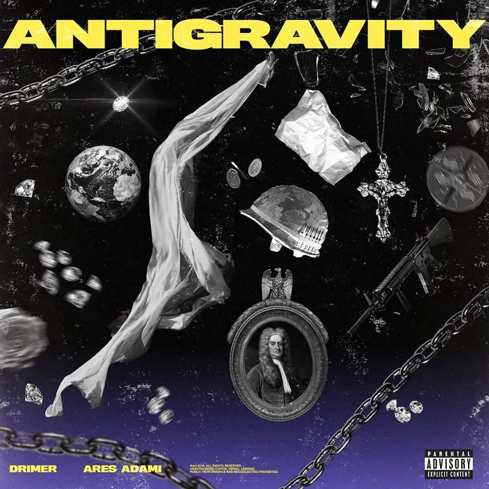 Cover dell'album 'Antigravity' di Drimer & Ares Adami