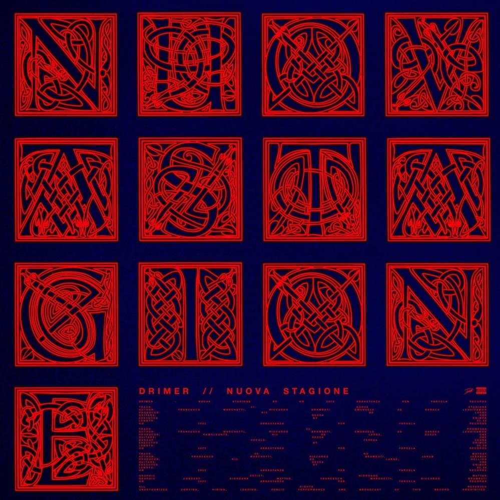 Cover dell'album 'NUOVA STAGIONE - EP' di Drimer