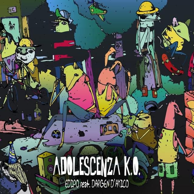 Cover della canzone 'Adolescenza K.O.' di Edipo ft. Dargen D’Amico