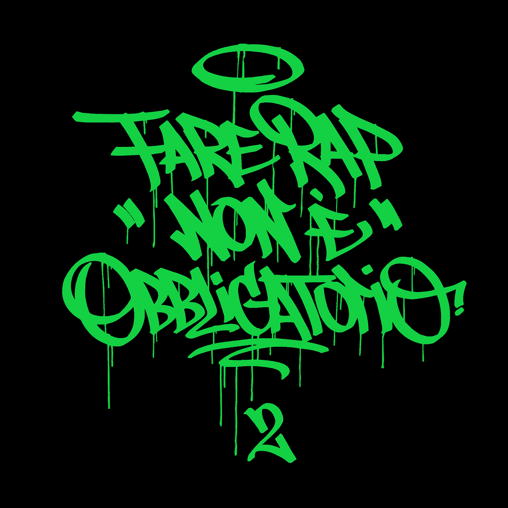 Cover dell'album 'FARE RAP NON È OBBLIGATORIO 2' di Egreen
