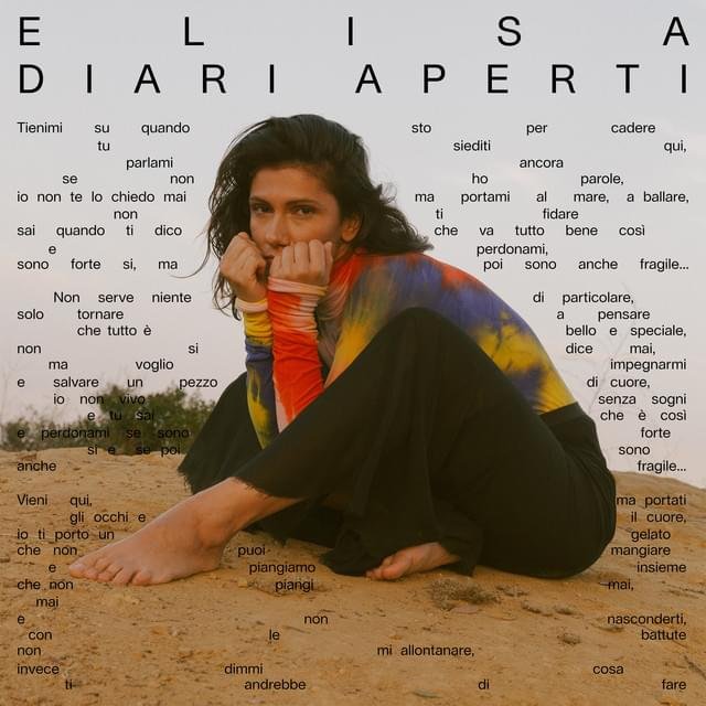 Cover dell'album 'Diari aperti' di Elisa