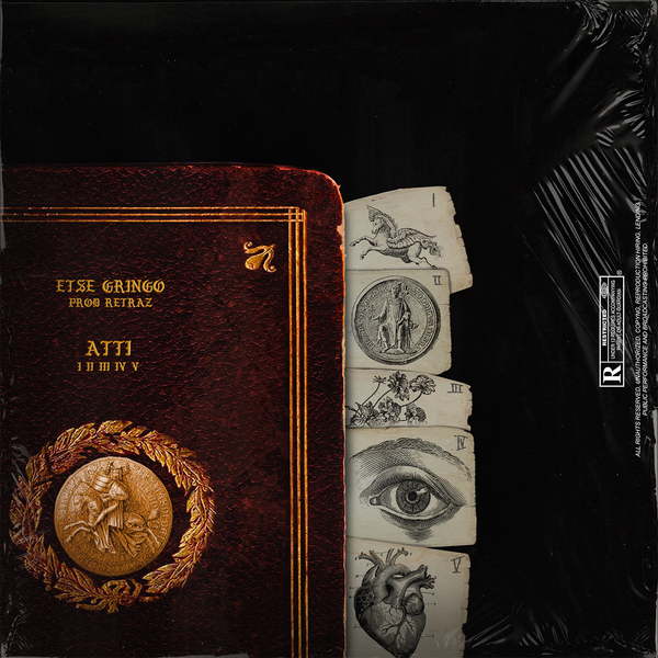 Cover dell'album 'Atti (I II III IV V)' di Etse Gringo