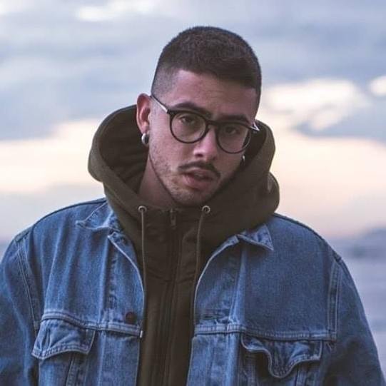 Foto di Federico Di Napoli, artista con ruolo nel rap italiano
