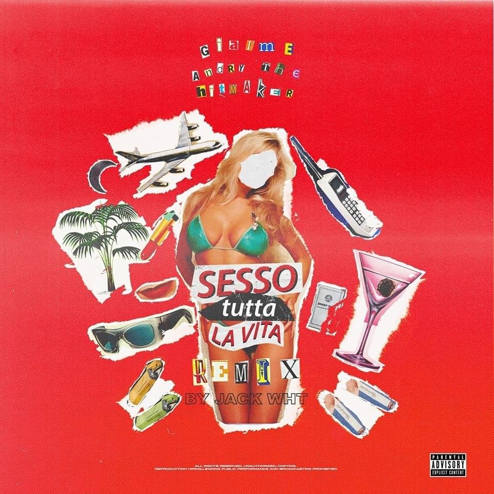 Cover della canzone 'Sesso Tutta La Vita - Jack Wht Remix' di Giaime