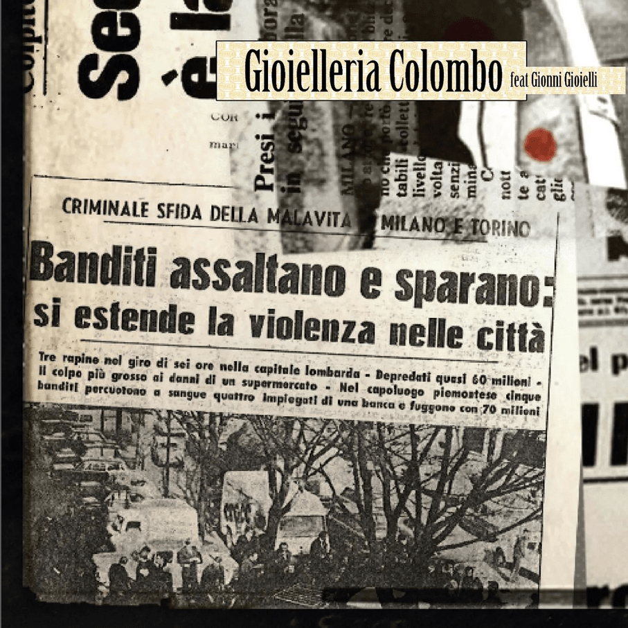Cover della canzone 'Gioielleria Colombo' di Gionni Gioielli, Montenero