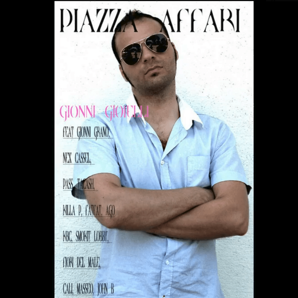 Cover dell'album 'Piazza Affari' di Gionni Gioielli