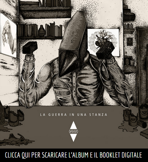 Cover dell'album 'La Guerra In Una Stanza' di Grezzo EsseLover