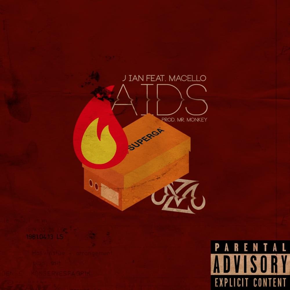 Cover della canzone 'AIDS' di J IAN ft. Macello