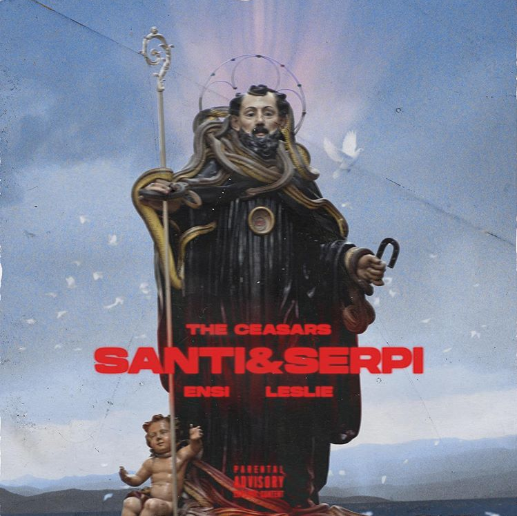 Cover della canzone 'SANTI & SERPI' di Leslie (ITA) ft. Ensi