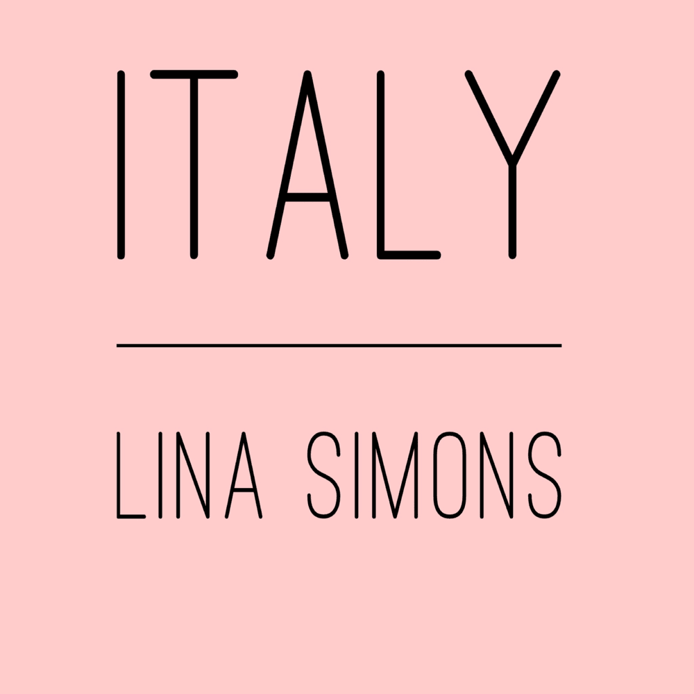 Cover della canzone 'Italy' di Lina Simons