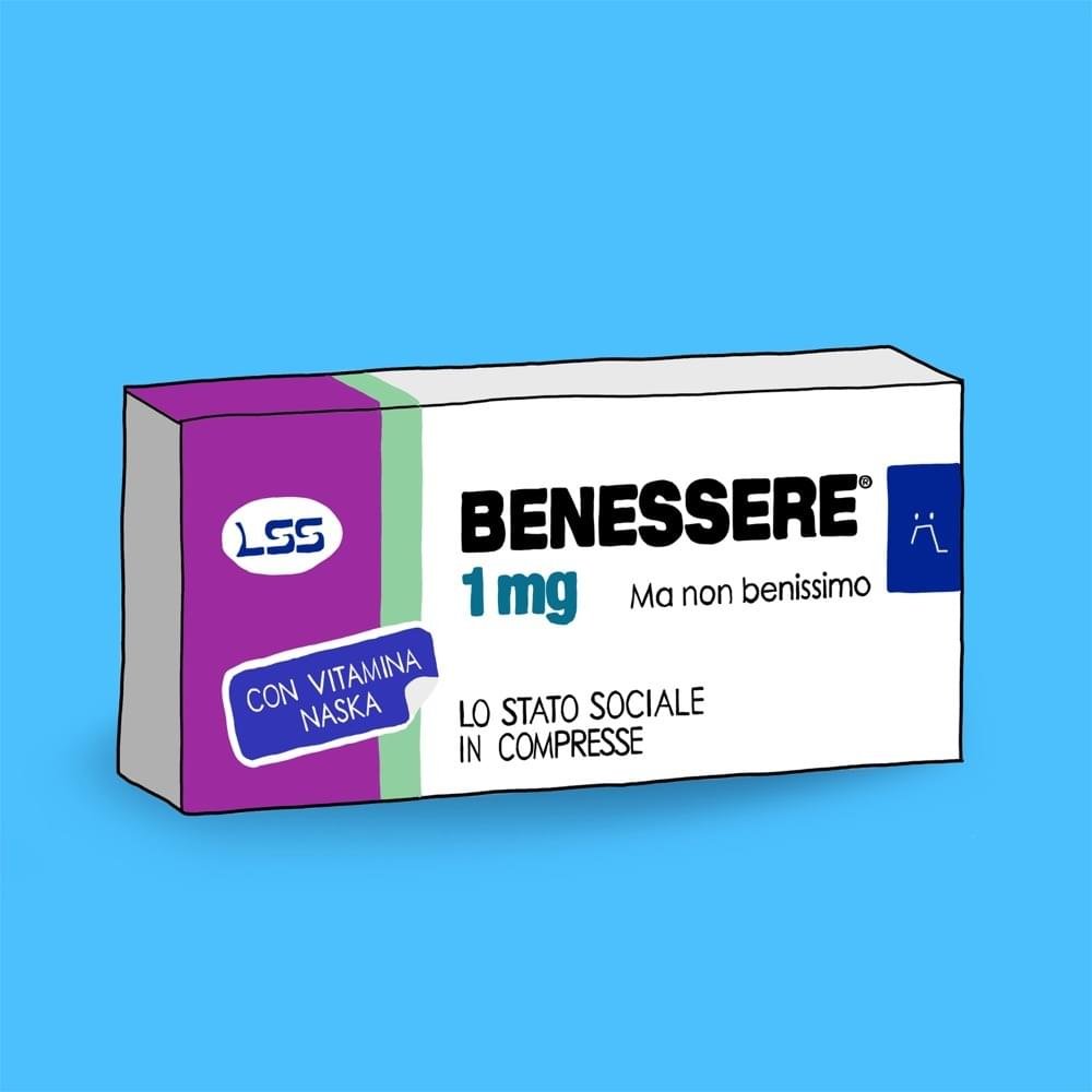 Cover della canzone 'Che benessere !?' di Lo Stato Sociale ft. NASKA