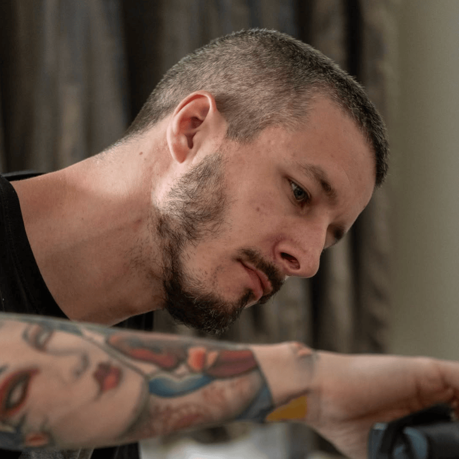 Foto di Luca Bert, artista con ruolo nel rap italiano