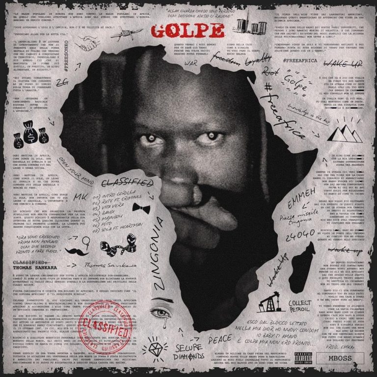 Cover dell'album 'Golpe' di Mboss