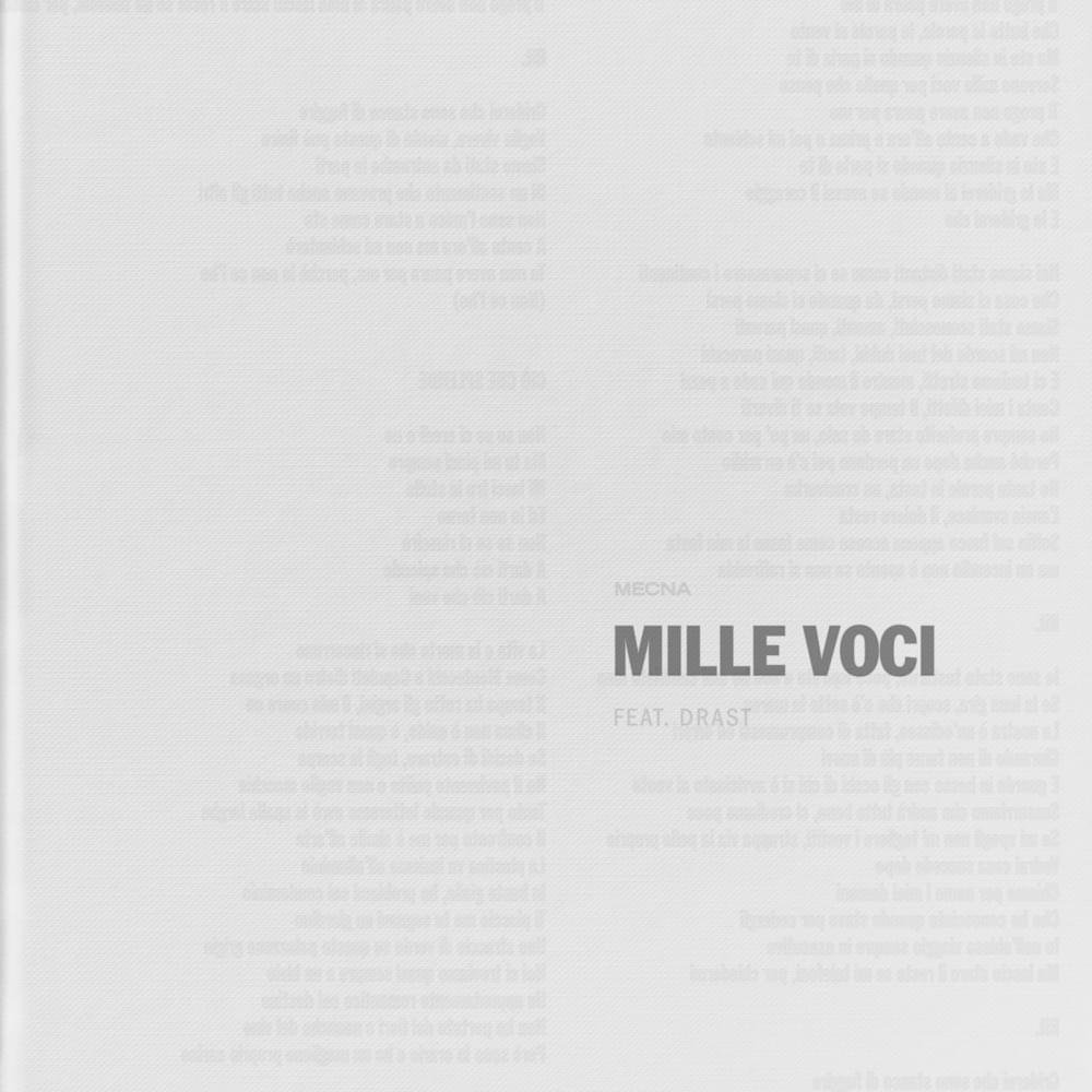 Cover della canzone 'Mille Voci' di Mecna ft. Drast