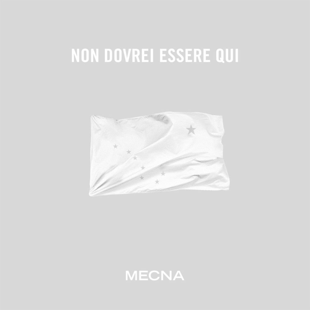 Cover della canzone 'Non dovrei essere qui' di Mecna