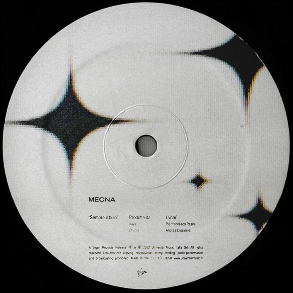 Cover della canzone 'Sempre il buio' di Mecna