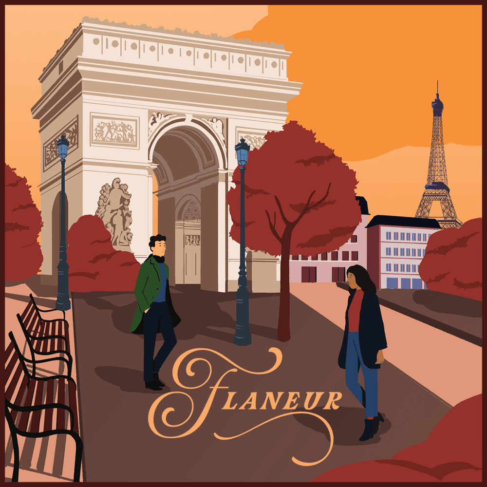 Cover della canzone 'Flaneur' di Murubutu ft. Ivana LCX