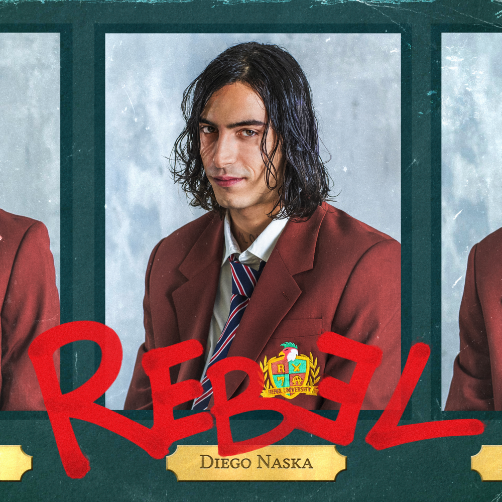 Cover dell'album 'REBEL' di NASKA
