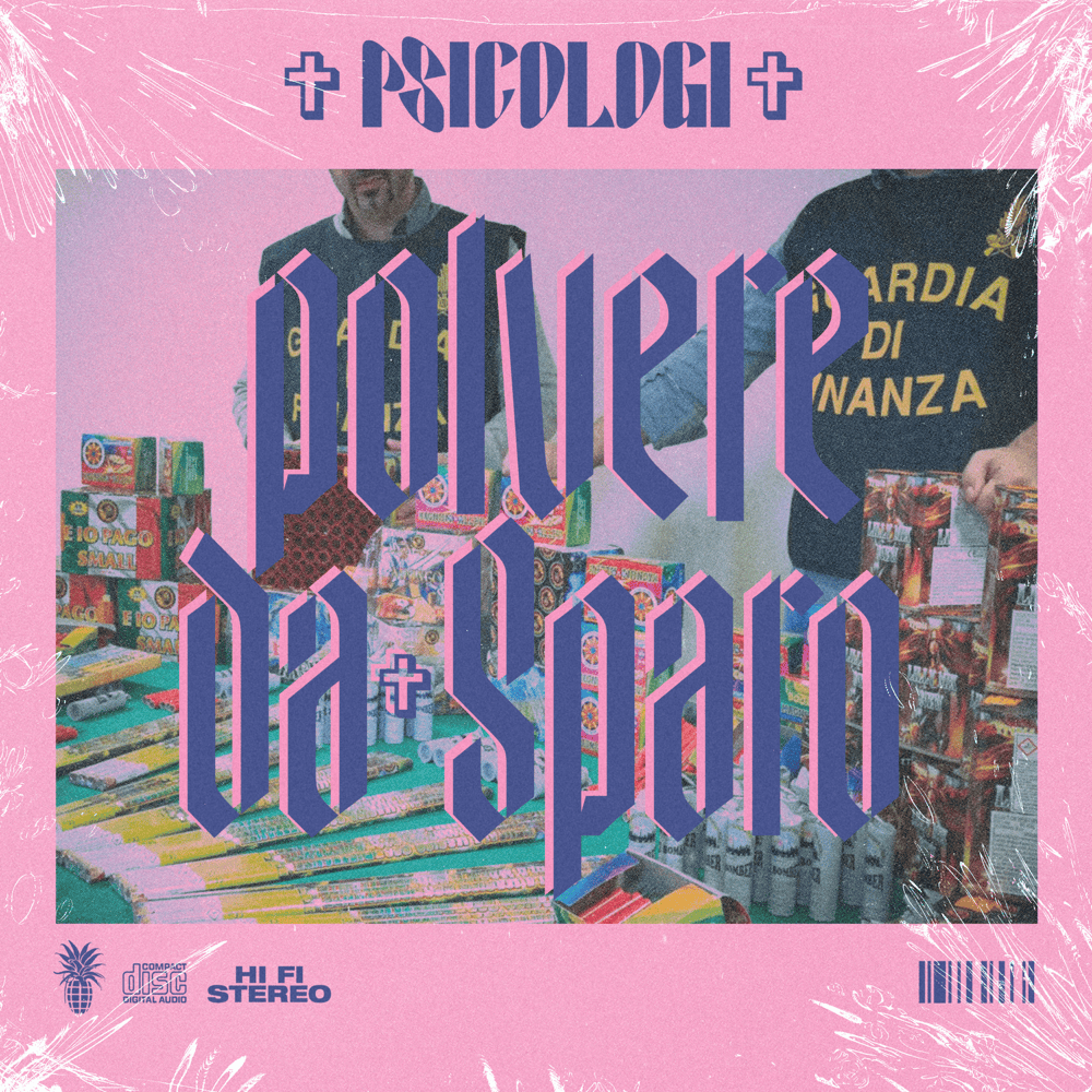 Cover della canzone 'Polvere da sparo' di PSICOLOGI