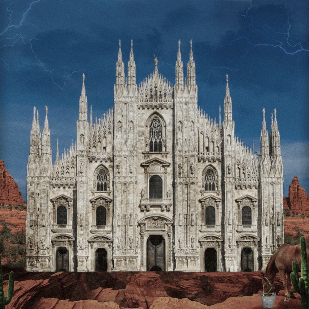 Cover della canzone 'Milano Far West' di Rotsy Tiem ft. Montenero