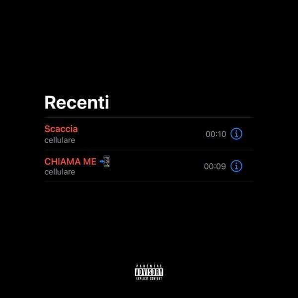 Cover della canzone 'CHIAMA ME' di Scaccia