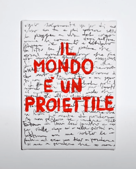 Cover della canzone 'Il mondo è un proiettile' di Sercho