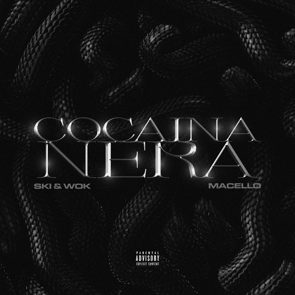 Cover della canzone 'COCAINA NERA' di Ski & Wok ft. Macello