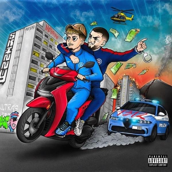 Cover della canzone 'MOTORINO' di Skinny (ITA) ft. Niko Pandetta