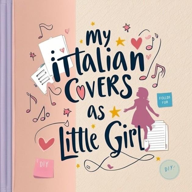 Cover dell'album 'My Italian Covers As Little Girl' di Sofia Del Baldo