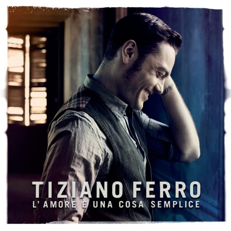 Cover dell'album 'L’amore è una cosa semplice' di Tiziano Ferro