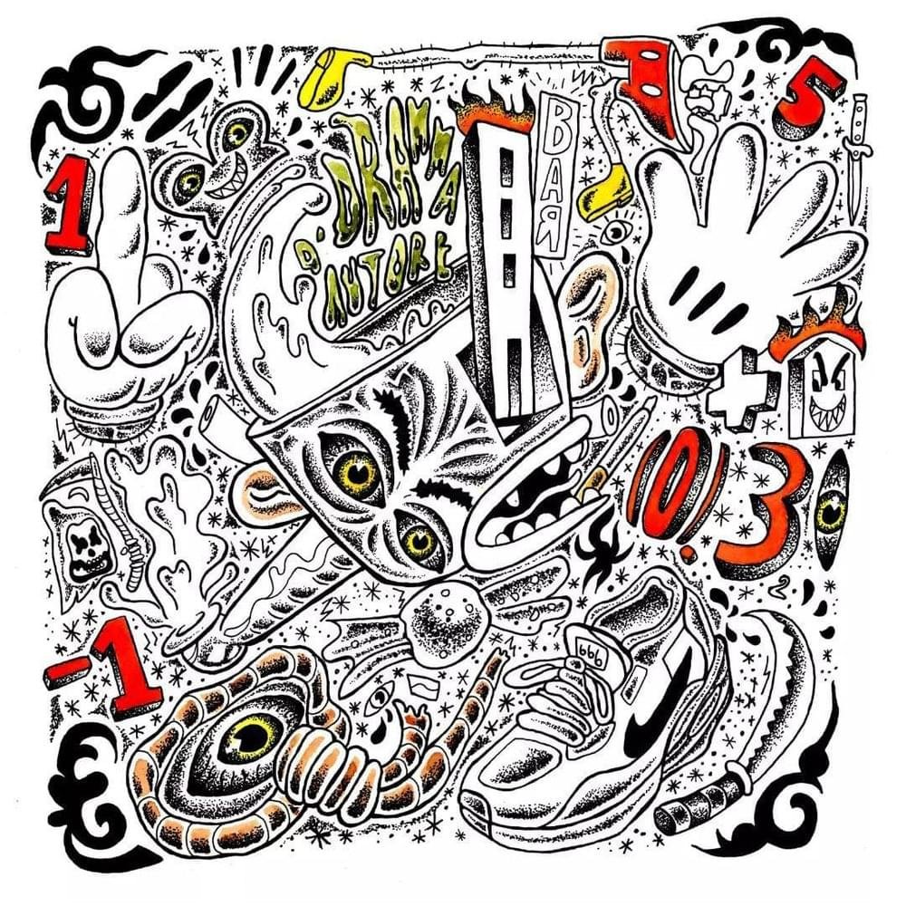 Cover dell'album 'Dramma d’autore - EP' di Tosses, Pessimo 17