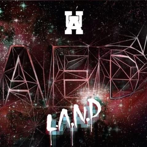 Cover dell'album 'AEDL.A.N.D' di Ultimi AED