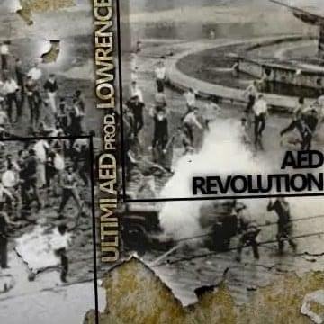 Cover dell'album 'AED Revolution EP' di Ultimi AED, Lowrence