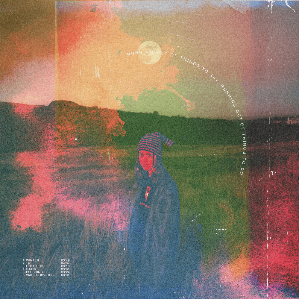 Cover dell'album 'running out of things to say, running out of things to do - EP' di Bonnie Kemplay