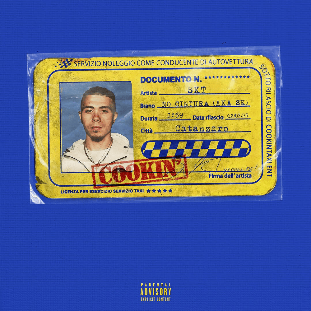 Cover della canzone 'NO CINTURA (AKA SK)' di COOKINTAXI ft. SKT
