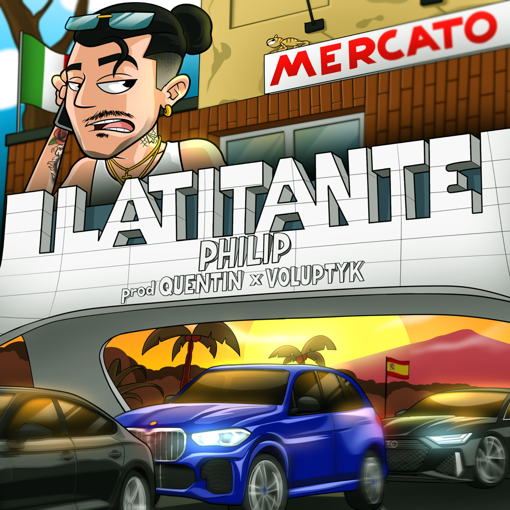 Cover della canzone 'Latitante' di Philip