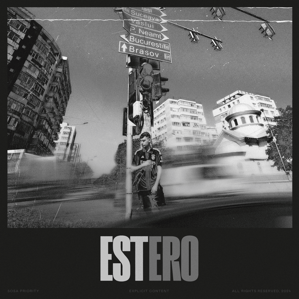 Cover dell'album 'ESTERO' di Sosa Priority