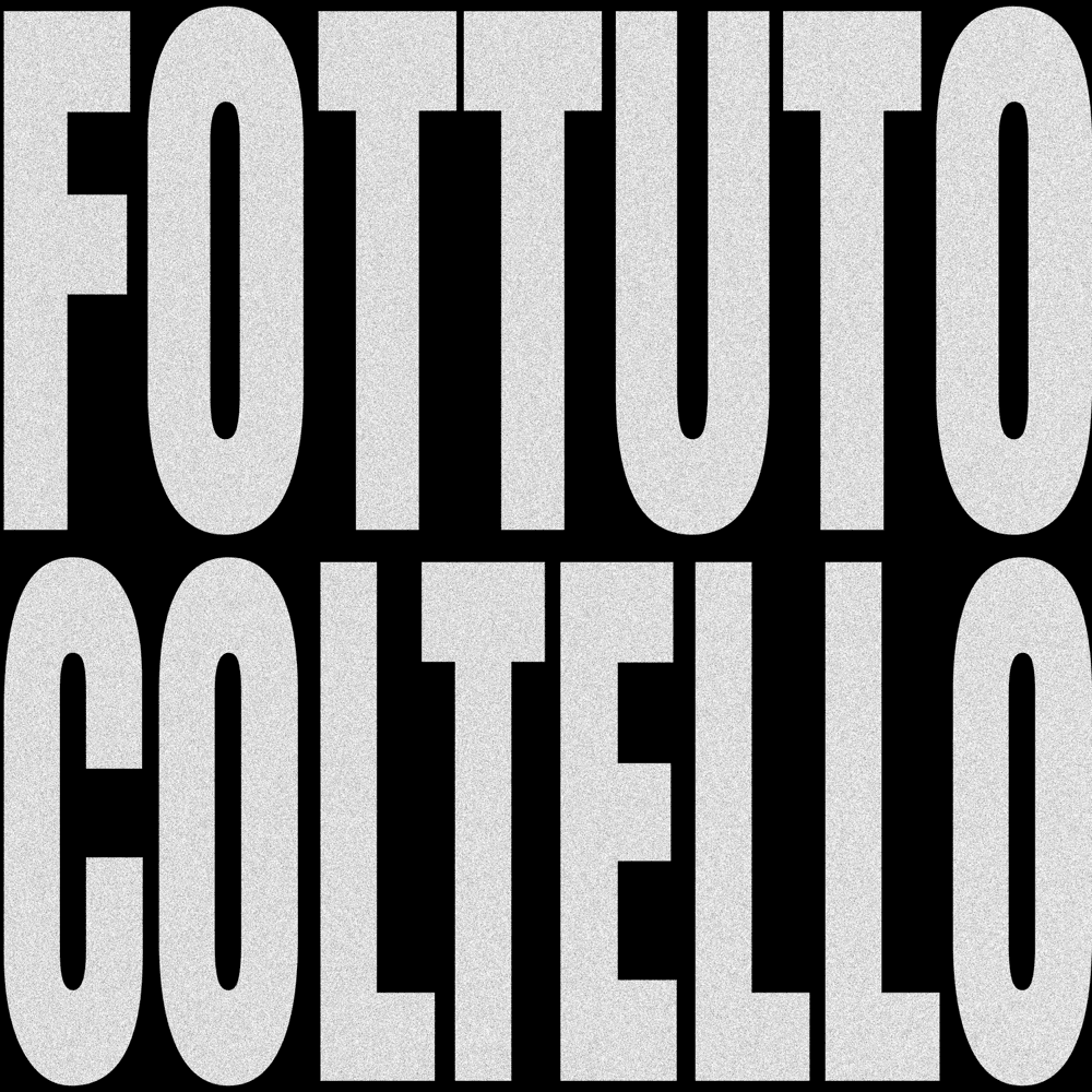 Cover della canzone 'FOTTUTO COLTELLO' di 18K ft. UNK (ITA), Visino Bianco