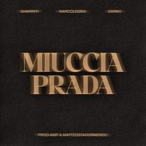 Cover della canzone 'MIUCCIA PRADA' di 1kxdra ft. Narcolessia, Sarno