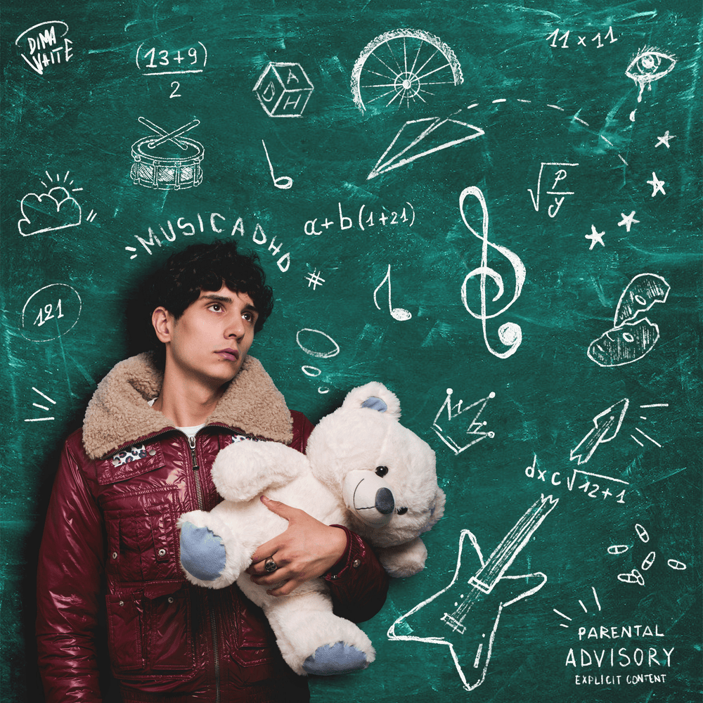 Cover dell'album 'MUSICADHD' di Dimawhite