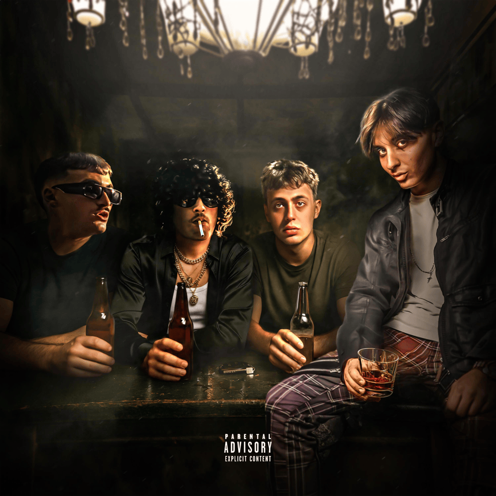 Cover della canzone 'AMO L’ALCOOL' di Flextony ft. Glasond, Hammon, Tony 2Milli