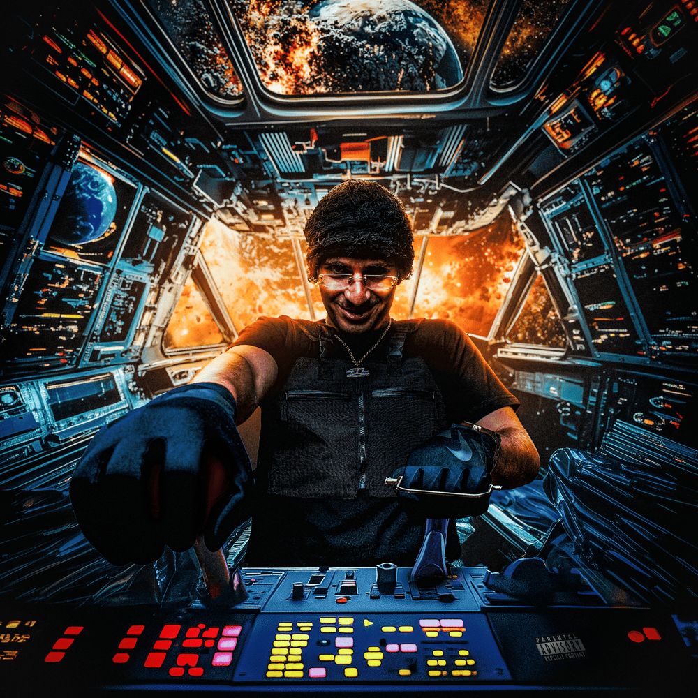 Cover dell'album 'Cattivissimo Rap' di Hammon